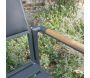 Fauteuil de jardin en aluminium et textilène renforcé Piana - 7