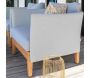 Fauteuil de jardin en aluminium et tissu Welcome - PRL-1570