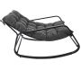Fauteuil de jardin à bascule en métal Miamii - 179