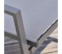 Fauteuil de jardin empilable en textilène et aluminium Floride - DCB-0221