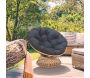 Fauteuil de jardin pivotant Cancun - THE HOME DECO FACTORY