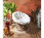 Fauteuil de jardin rotatif avec coussin Cancun - 8