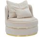 Fauteuil lounge en tissu Paris 84 x 72 cm