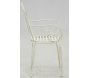 Fauteuil en métal blanc  - 99,90