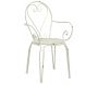 Fauteuil en métal vieilli