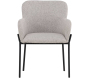 Fauteuil en métal et tissu Vätö - VEN-1164