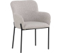 Fauteuil en métal et tissu Vätö