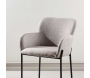 Fauteuil en métal et tissu Vätö - VENTURE HOME