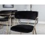 Fauteuil en métal et velours Arrow (Lot de 2) - Venture Home