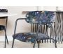 Fauteuil en métal et velours Arrow (Lot de 2) - VENTURE HOME