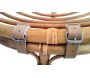 Fauteuil papasan en rotin avec coussin écru - 219