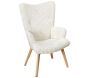 Fauteuil patchwork blanc Helsinki