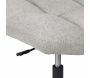 Fauteuil pivotant en tissu Anton - 8