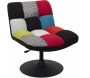 Fauteuil pivotant en tissu Anton