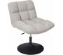 Fauteuil pivotant en tissu Anton - 6