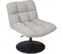 Fauteuil pivotant en tissu Anton