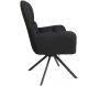 Fauteuil pivotant en tissu Washington - 5