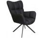 Fauteuil pivotant en tissu Washington