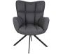 Fauteuil pivotant en tissu Washington - CMP-2293