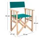 Fauteuil pliable réalisateur en eucalyptus - 69,90