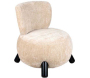 Fauteuil en polyester Busto