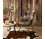 Fauteuil en polyuréthane patchwork Helsinki - THE HOME DECO FACTORY