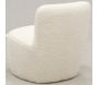 Fauteuil pouf en polyester et bois Nuage - AUB-4357