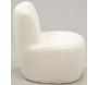 Fauteuil pouf en polyester et bois Nuage - 369