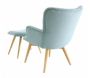 Fauteuil avec repose pieds Stockholm - 199