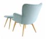 Fauteuil avec repose pieds Stockholm - 329