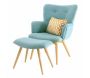 Fauteuil avec repose pieds Stockholm - 7