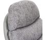Fauteuil et repose pieds en tissu William - 7