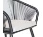 Fauteuil en résine tissée et aluminium Comores (Lot de 2) - 429