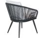 Fauteuil en résine tissée et aluminium Comores (Lot de 2) - MOR-0185