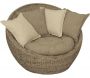 Fauteuil rond 2 places en poelet Sultan