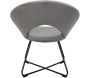Fauteuil rond en velours cotelé Giulia - 5