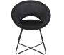 Fauteuil rond en velours cotelé Giulia - CMP-4735