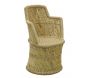 Fauteuil en roseau naturel