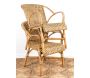 Fauteuil rotin ancien Belle époque - 6