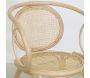 Fauteuil rotin et cannage miel - AUBRY GASPARD