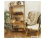 Fauteuil en rotin croco avec coussin Bontang - AUBRY GASPARD