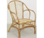 Fauteuil en rotin marron Louis - 7