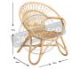 Fauteuil en rotin naturel Tengah - AUBRY GASPARD