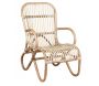 Fauteuil cocooning en rotin naturel