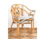 Fauteuil en rotin naturel et polyrésine Ona - 6