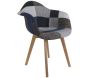 Fauteuil scandinave Patchwork (Lot de 2) - CMP-4482