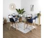 Fauteuil scandinave Patchwork (Lot de 2) - THE HOME DECO FACTORY