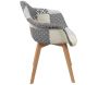 Fauteuil scandinave Patchwork (Lot de 2) - 5