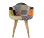 Fauteuil scandinave Patchwork (Lot de 2) - 189