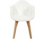 Fauteuil scandinave pour enfant imitation fourrure - 69,90